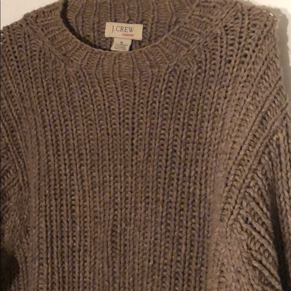 J. Crew HANDKNIT sweater XL